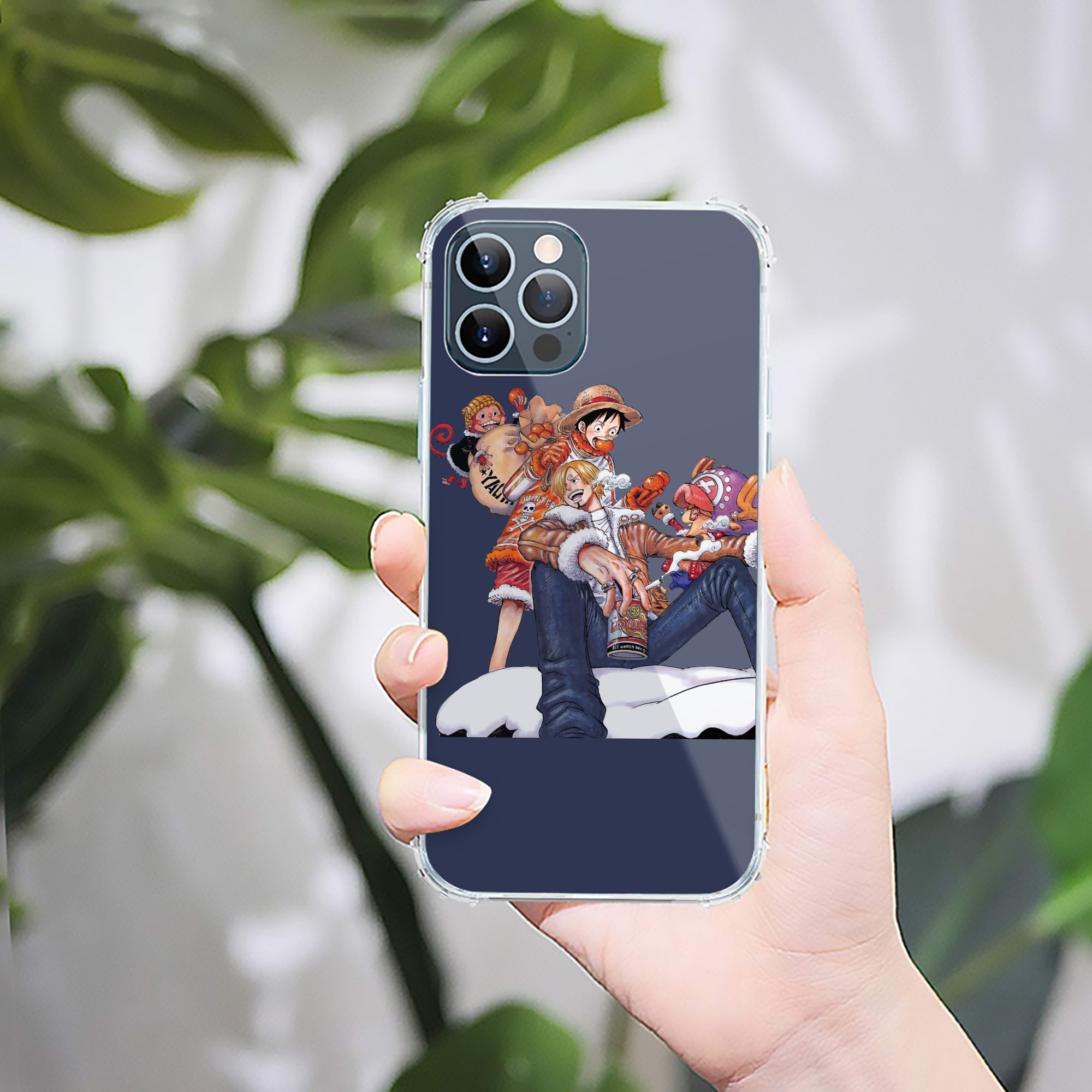 （画像用） ワンピース サンジ ONE PIECE Sanji 【iPhone 12シリーズ対応】透明スマホケース（クリアソフトケース）